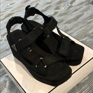 GUESS Black Women's Sandals